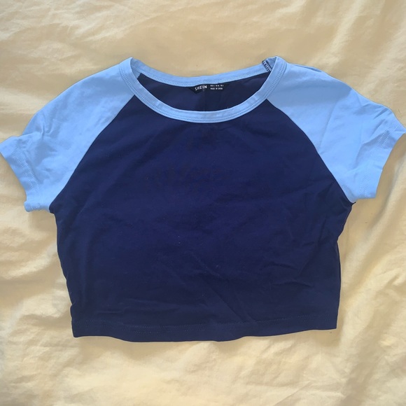 TWO FOR ONE BUNDLE- Two cropped baseball tees - Picture 4 of 6